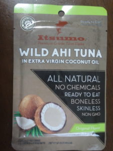 ツナフレークパウチ【Wild Ahi Tuna in extra virgin coconut oil】