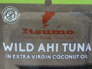 ツナフレークパウチ【Wild Ahi Tuna in extra virgin coconut oil】