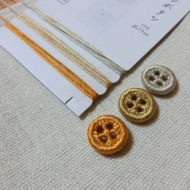 KAWAGUCHI 糸ボタンと糸のセット